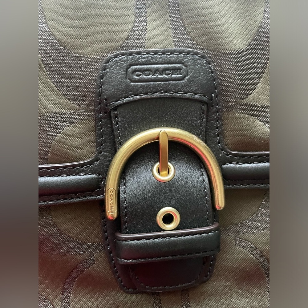Coach Bag, Coach crossbody, Coach green bag. - Picture 5 of 16